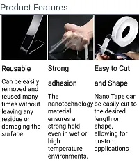 Grip Tape Movable Reusable Nano Tape No Trace Clear Double Sided Acrylic Tape-thumb1