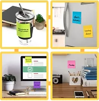 Fluorescent Paper Self Adhesive Pad Sticky Bookmark Point It Marker Memo Sticker-thumb1