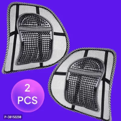 2 - Breathable Cooling Car Seat Cushion  Back Support Driving Comfort Air Mesh-thumb0