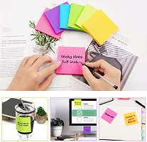 Post-It Super Sticky Notes, Assorted Bright Colors 400 Sheets 3x3 Neon,(80*5)-thumb1