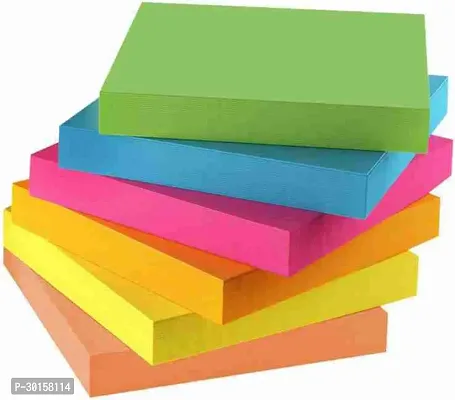 Fluorescent paper Self Adhesive Memo pad sticky Notes-thumb0