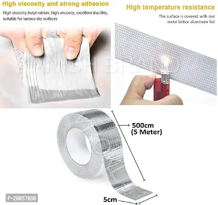 Ingle Sided Super Strong Butyl Sealant Sticky Tape Waterproof Aluminum Foil Tape-thumb3