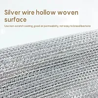 6- Metal Wire Dishwashing Rags For Wet And Dry Non-Scratch Wire Dishcloth-thumb4