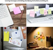 Self-Adhesive Post It Pad In Multicolor For Reminder, Noting Things-thumb1