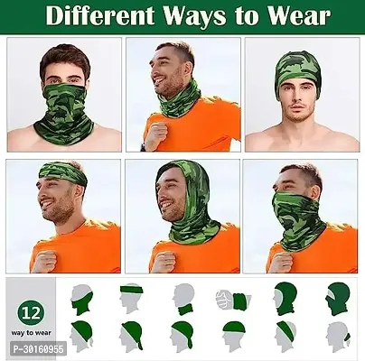 3 - Breathable Neck Motorcycle Riding Face Scarf Cover Tube Bandanas-thumb2