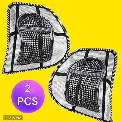 2 - Lumbar Support Mesh Seat Back Support Ergonomic Chair Cushion Car And Office-thumb0