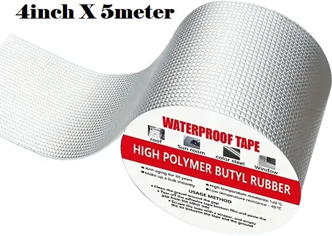 Waterproof Permanent Repair Aluminum Butyl Tape Rubber Foil Suitable Sealing W