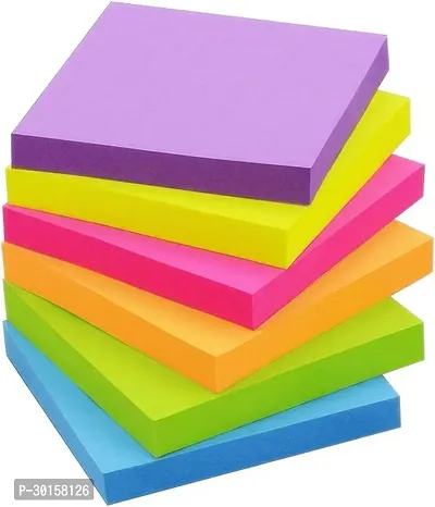 Sticky Notes Paper Free Sticky Notes Stationary 400 Sheets 3x3Neon(80*5) 5Colors-thumb0