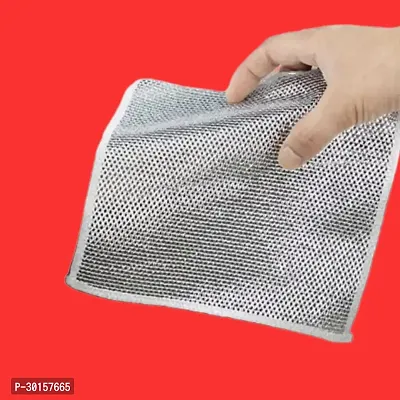 1- Scrubbing Cleaning Cloth For Kitchen Dish Pot Pan Cleaning-thumb0