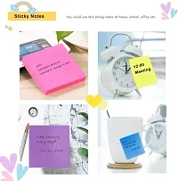 Sticky Notes 3x3 Inch Post It Note Pad 5 Colors Notepaper- 400 Sheets-thumb1