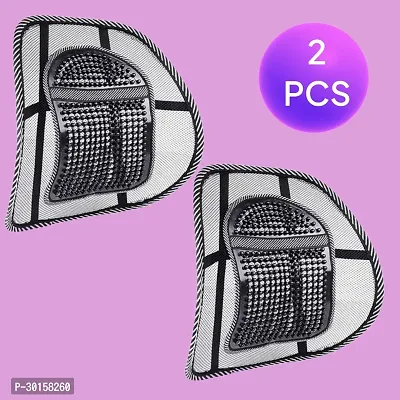 2 - Car Seat Office Chair Massage Back Lumbar Support Mesh Ventilate Cushion Pad-thumb0