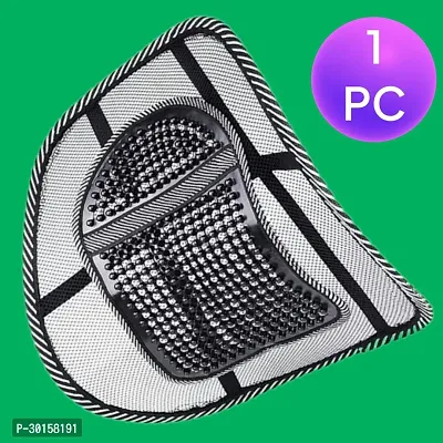 1 - Air Flow Lumbar Support Cushion For Car Seat Or Chair Back Rest