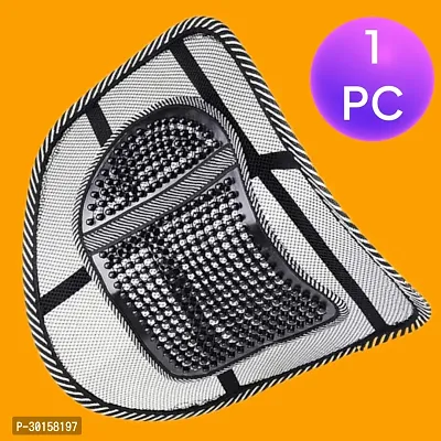 1 - Mesh Summer Outdoor Car Office Waist Back Suppoer Massage Cushion-thumb0