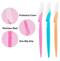 3 Blade Portable Beauty Face Shaver Lip Hair Remover Eyebrow Razor Shaver R-thumb4