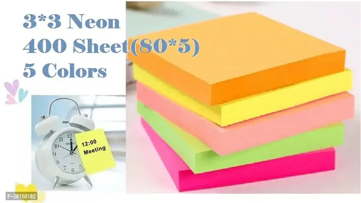 Colorful 3*3 in Office School Memo Pad PET Transparent Sticky Note for Bookmark-thumb0