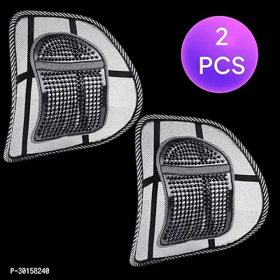 2 - Air Flow Lumbar Support Cushion For Car Seat Or Chair Back Rest