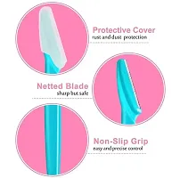 3 Blade Portable Beauty Face Shaver Lip Hair Remover Eyebrow Razor Shaver R-thumb2