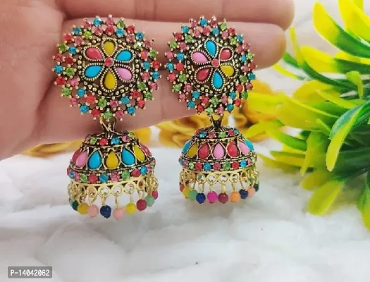 MY-Brass Jhumki Earring-thumb0