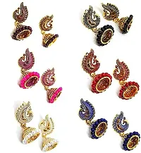 Elegant Earrings for Women - 6 Pair-thumb1