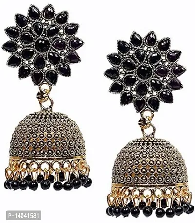 MY-FANCY DROUP JHUMKI COMBO OF 4(PAIRS)-thumb2