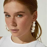 MY-Sea Shell Hoop Earring-thumb1