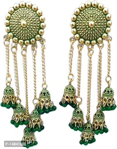 MY-Collections combo of 2 Trendy  partywear Earrings-thumb2