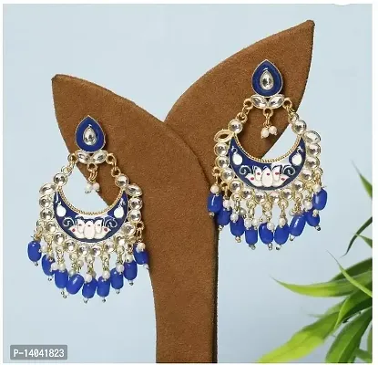 CHANDMEENA  BLUE COLOUR EARRING-thumb2