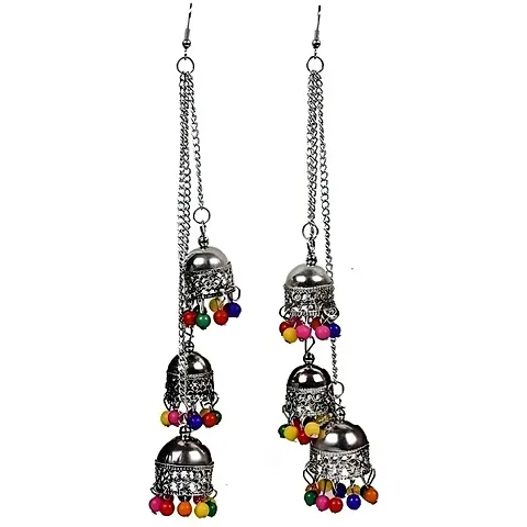 Best Selling Designer Oxidized Jhumki Earrings