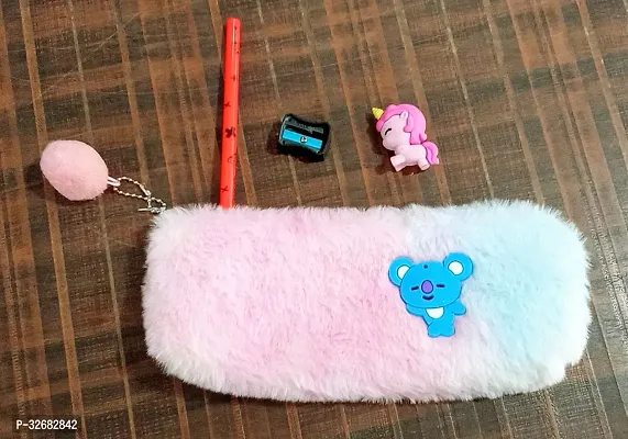 Stylish Pencil Pouch with Pencil and Eraser for Kids-thumb0