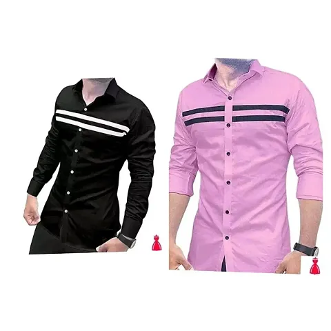 Fancy Shirts for Men Pack of 2