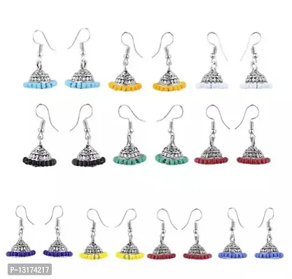 Elegant Alloy Earring For Women Combo Set Of 10-thumb0