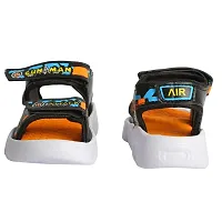 Frabio Synthetic Velcro Indoor Outdoor Sandals For Boys  Girls Kids Wear/Flip Flop Open Toe Light Weight Sandals and Floaters Footwear for Kids (JORDANORG VITAMINPARROT)-thumb4