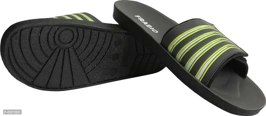 Frabio?Mens Slides Comfort Adjustable Slippers with Arch Support,Men's Athletic Slide,Mens Sliders Comfort Flip Flops Slippers-thumb5