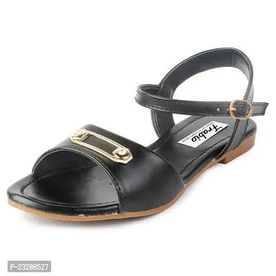 Frabio Women's Sandals Casual Flip Flops Beach Sandals Ankle Strap Flat Sandals for Women-thumb3