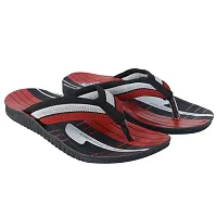 Frabio Mens Sport Flip Flops Comfort Casual Thong Sandals II Chappal II Slipper For Boys - Pack of 2 (2C WKMHRN-1)-thumb3