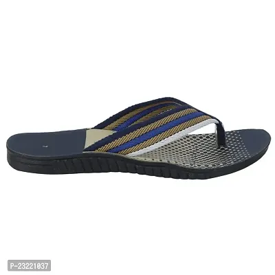 Frabio Mens Sport Flip Flops Comfort Casual Thong Sandals II Chappal II Slipper For Boys - Pack of 2 (2C WKMHRN HV503NAVYBEEJ-8)-thumb3