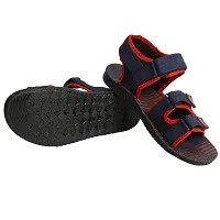 Frabio Men's Casual Dailywear Sandals/Indoor Outdoor Flip Flop Walking Sandals for Men/Leather Floater (Brown) (UK-6)-thumb4