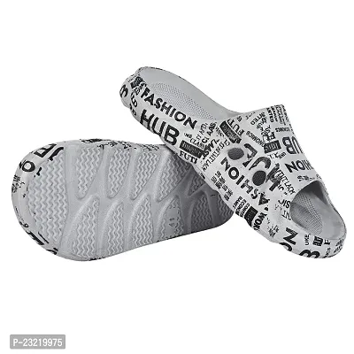 Frabio Men Casual Printed Slider, Slippers, Slider Stylish Men Chappal Slip-On All Day Comfort-thumb5