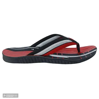 Frabio Mens Sport Flip Flops Comfort Casual Thong Sandals II Chappal II Slipper For Boys - Pack of 2 (2C WKMHRN-1)-thumb3