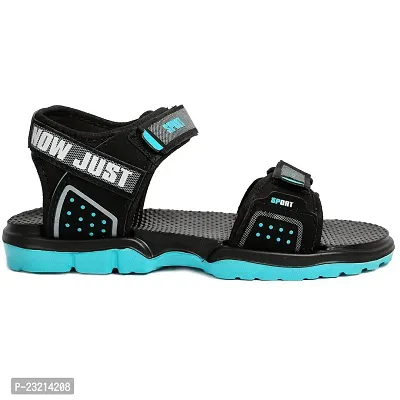 Frabio Men's Casual velcro Sandals/Running Walking Dailywear Indoor Outdoor Floaters -(Blue) 130-thumb3