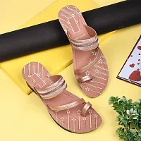 Frabio Casual Comfot Heel Wedding Party Fashion Chappal For Womens And Girl, Slip On Super Lightweight Chappal  Non-Slippery Chappal For Women-thumb1