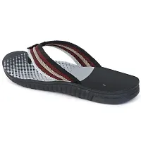 Frabio Mens Sport Flip Flops Comfort Casual Thong Sandals II Chappal II Slipper For Boys - Pack of 2 (2C WKBLACK-1)-thumb4