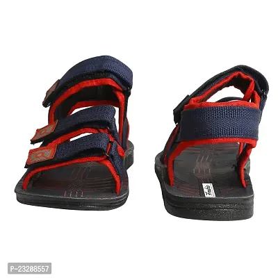 Frabio Men's Casual Dailywear Sandals/Indoor Outdoor Flip Flop Walking Sandals for Men/Leather Floater (Brown) (UK-6)-thumb4