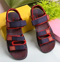 Frabio Men's Casual Dailywear Sandals/Indoor Outdoor Flip Flop Walking Sandals for Men/Leather Floater (Brown) (UK-6)-thumb1
