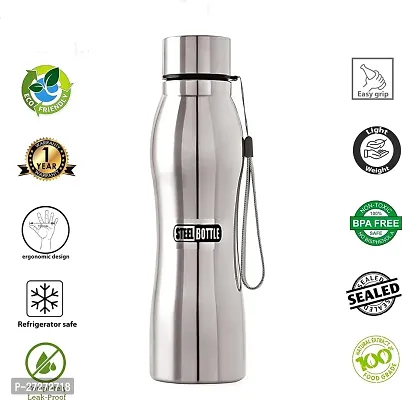 Double Layer Stainless Steel Slim Water Bottle 1000 ml Pack of 1-thumb3