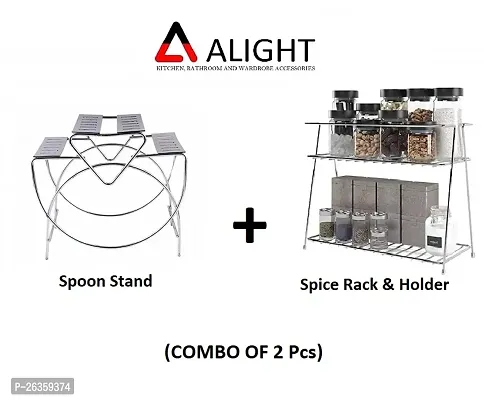 Alight Spice Rack container with cutlery Holder Tri