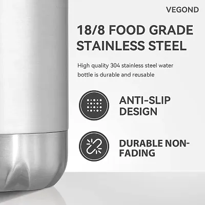 17Oz Stainless Steel Water Bottles Bulk, Reusable Metal Sports
