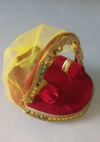 LADDU GOPAL BED / BED FOR THAKUR JI / PUJA CHAUKI / CHAUKI FOR MATA JI , KANHA JI OTHER GIFT MATERIAL-thumb3