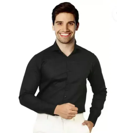 Comfortable Cotton Blend Other Formal Shirt 