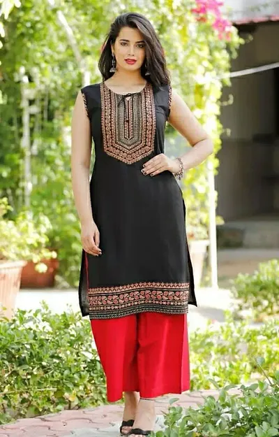 Hot Selling Rayon Kurta Bottom Set